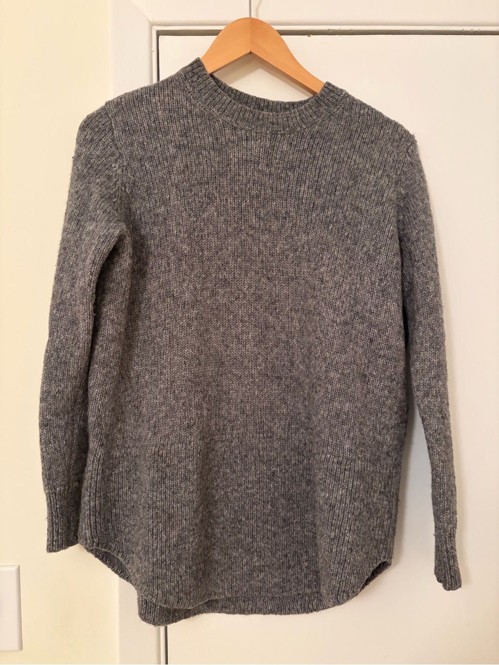 & Other Stories Heather Gray Crewneck Sweater
